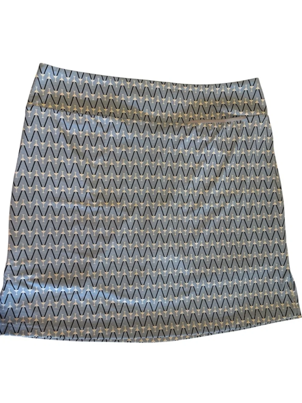 Golftini Skort Blue Martini XL Nautilus and Nice Long